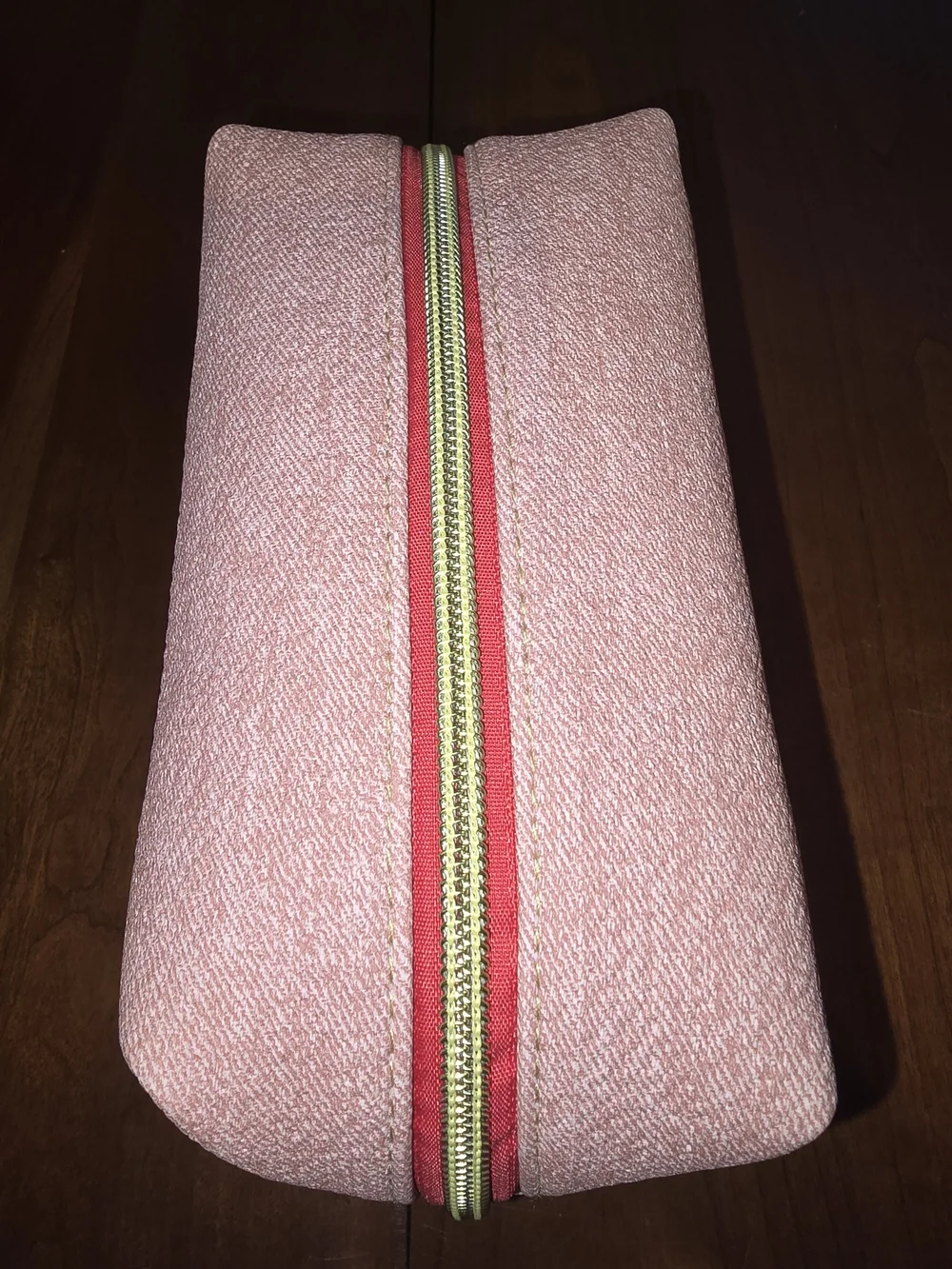 True Religion Pale Pink 💕 Canvas Logo Pouch, New with Tags!